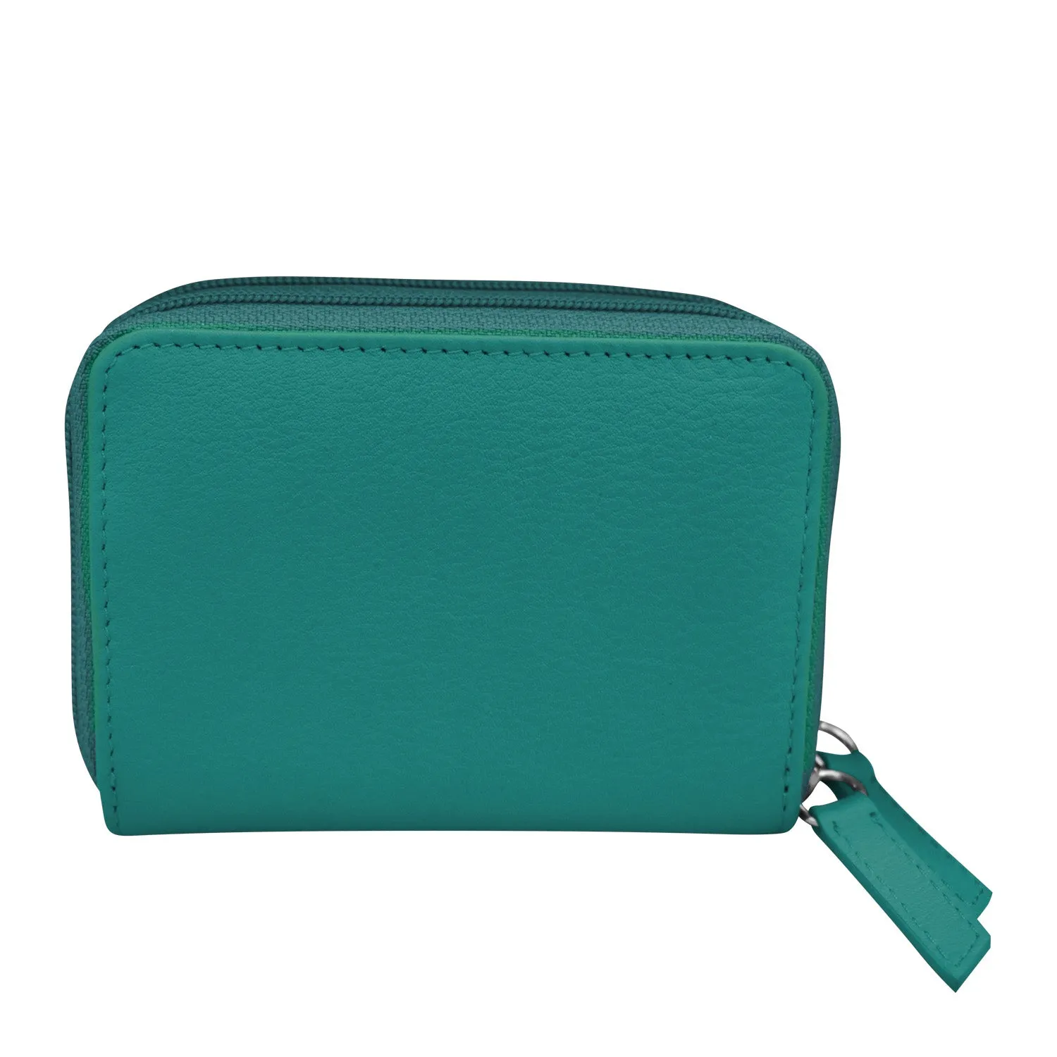 Double Zip Accordion Credit Card Holder