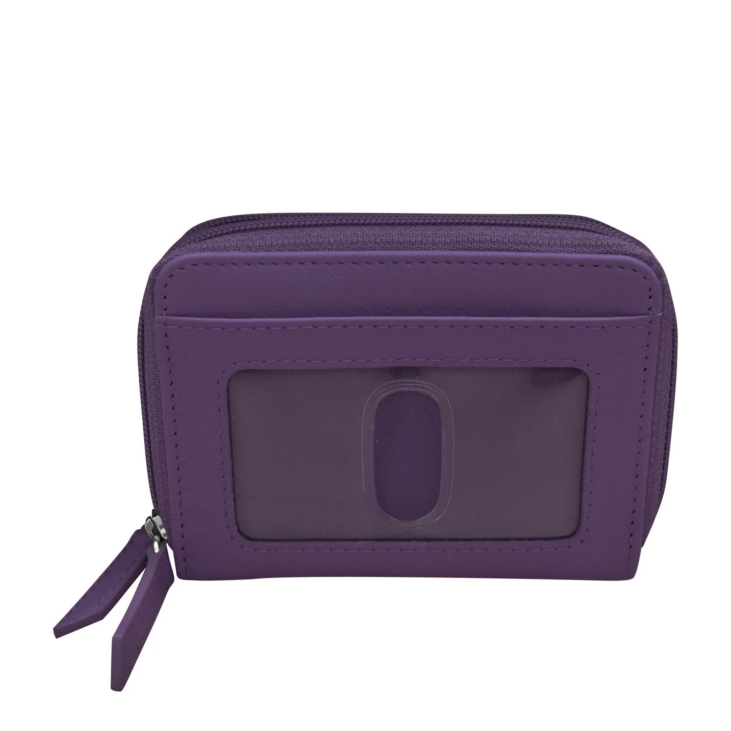 Double Zip Accordion Credit Card Holder