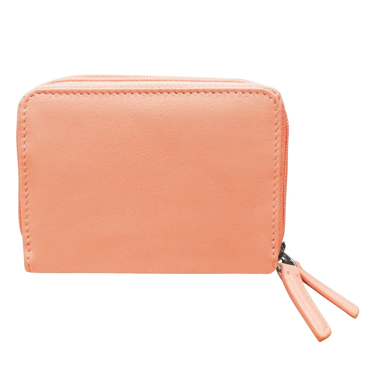 Double Zip Accordion Credit Card Holder