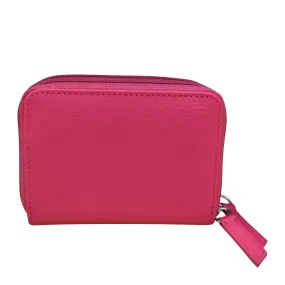 Double Zip Accordion Credit Card Holder