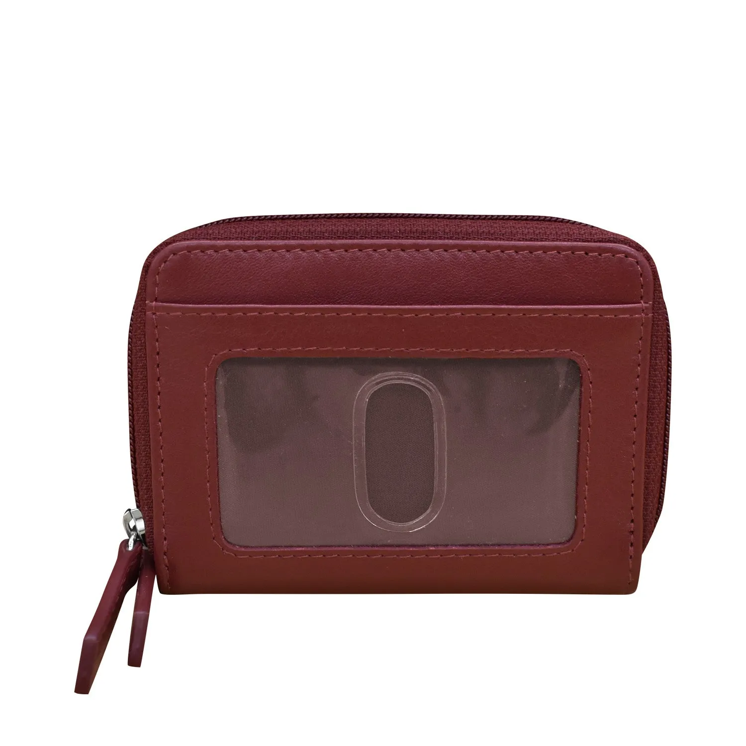 Double Zip Accordion Credit Card Holder