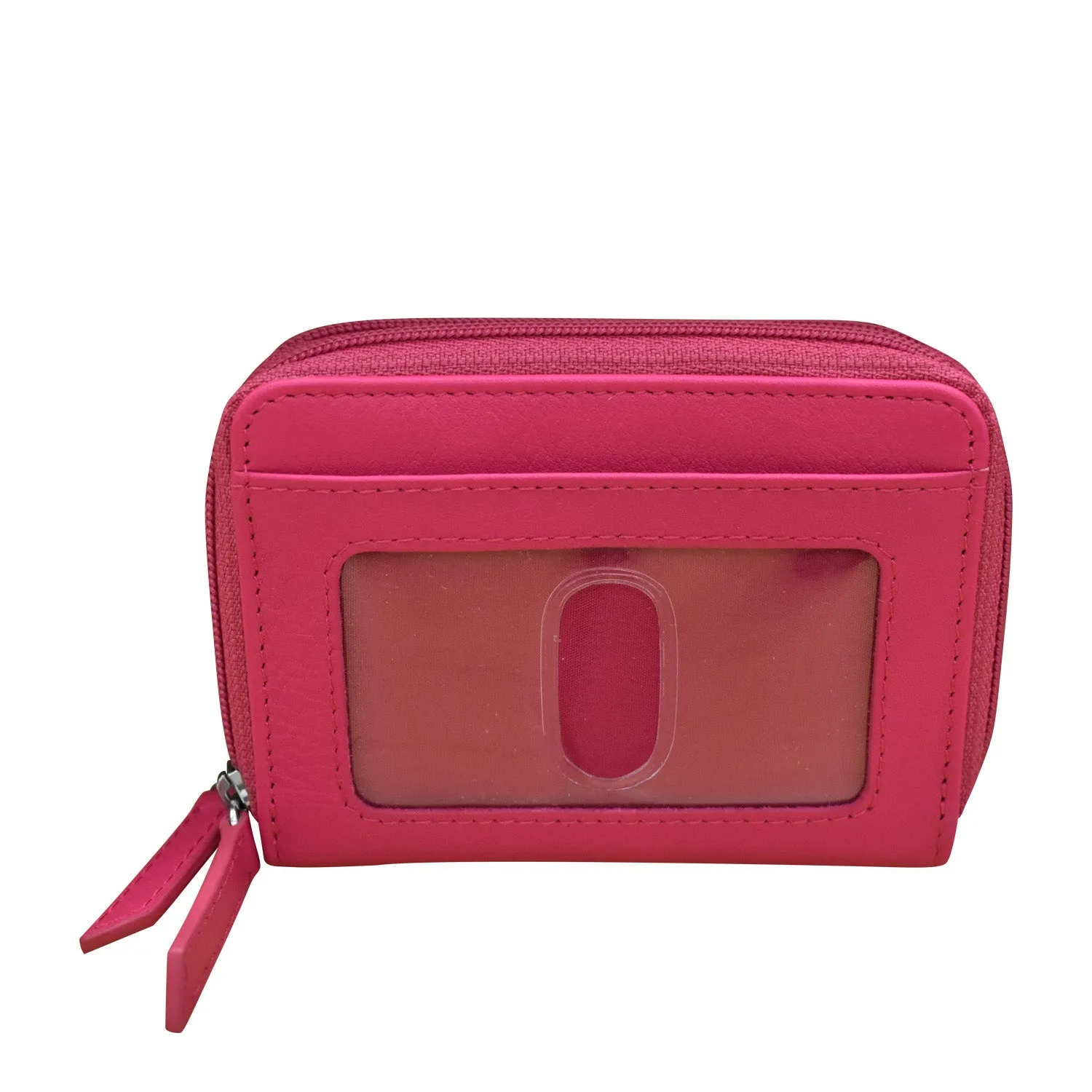 Double Zip Accordion Credit Card Holder