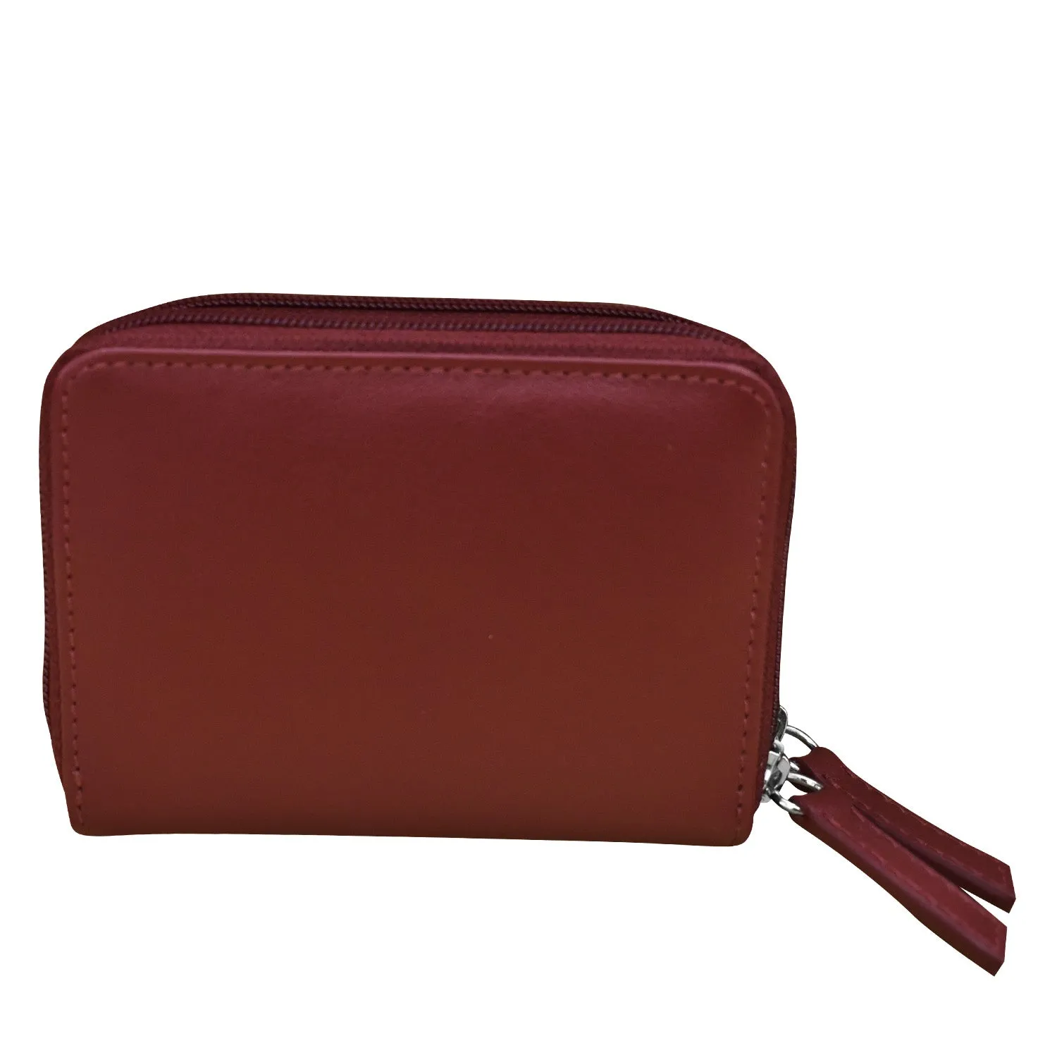 Double Zip Accordion Credit Card Holder