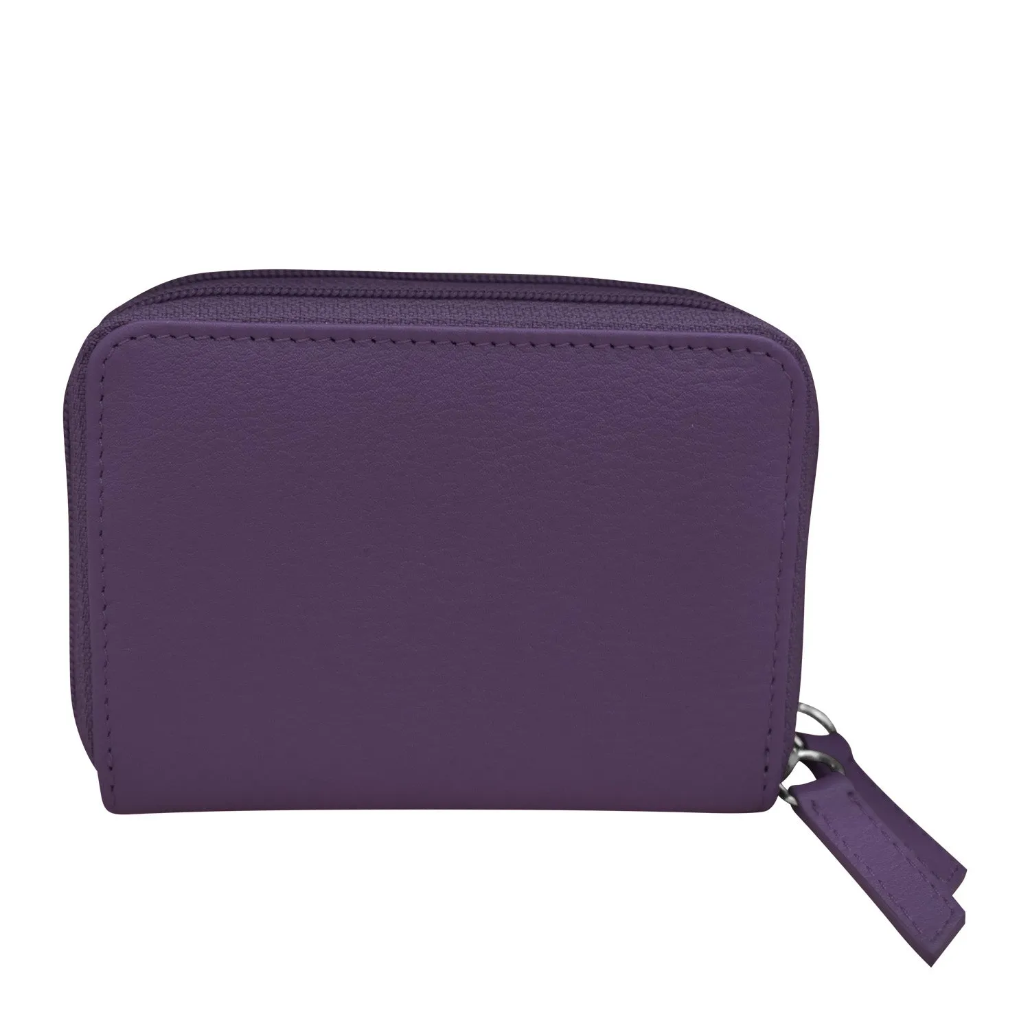 Double Zip Accordion Credit Card Holder
