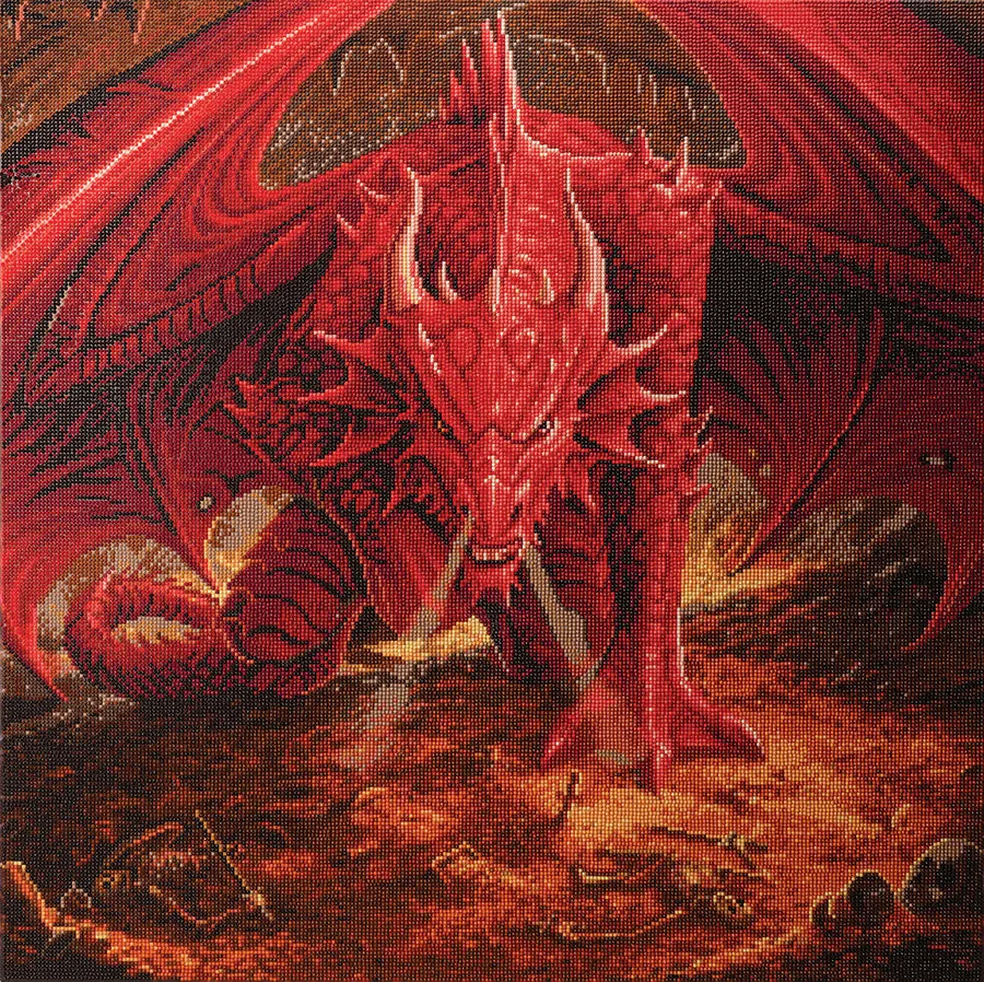 Dragons Lair by Anne Stokes, Crystal Art