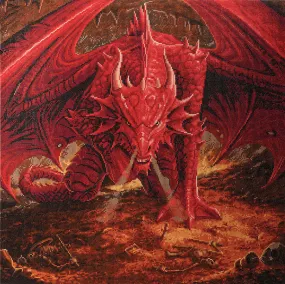 Dragons Lair by Anne Stokes, Crystal Art