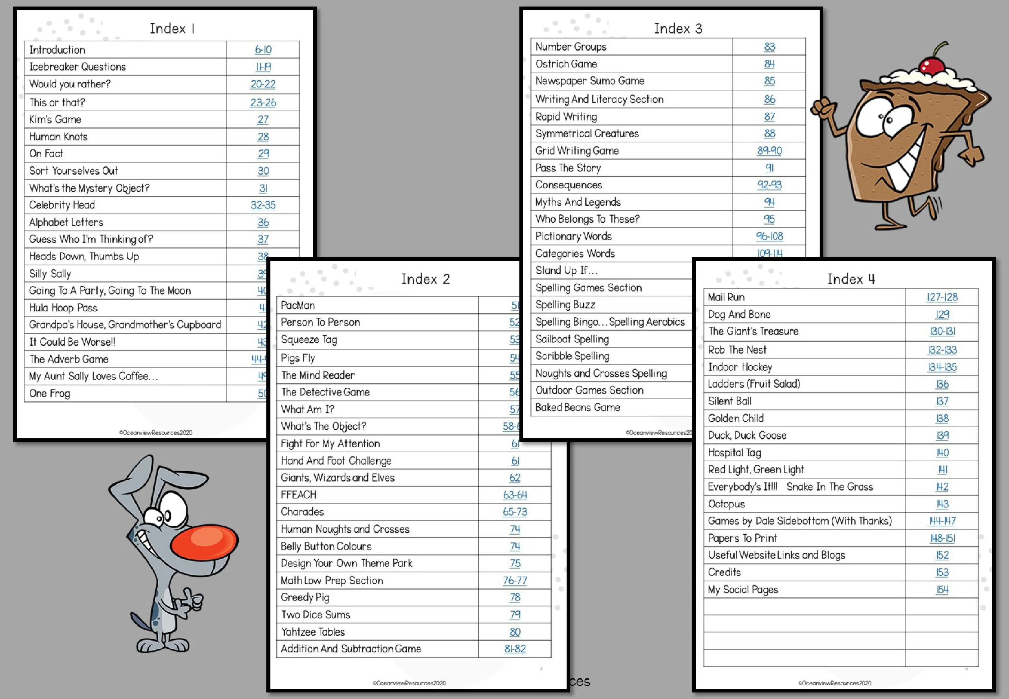 Easy Prep Fun games for Morning Meetings, Friday Fun or Brain Breaks