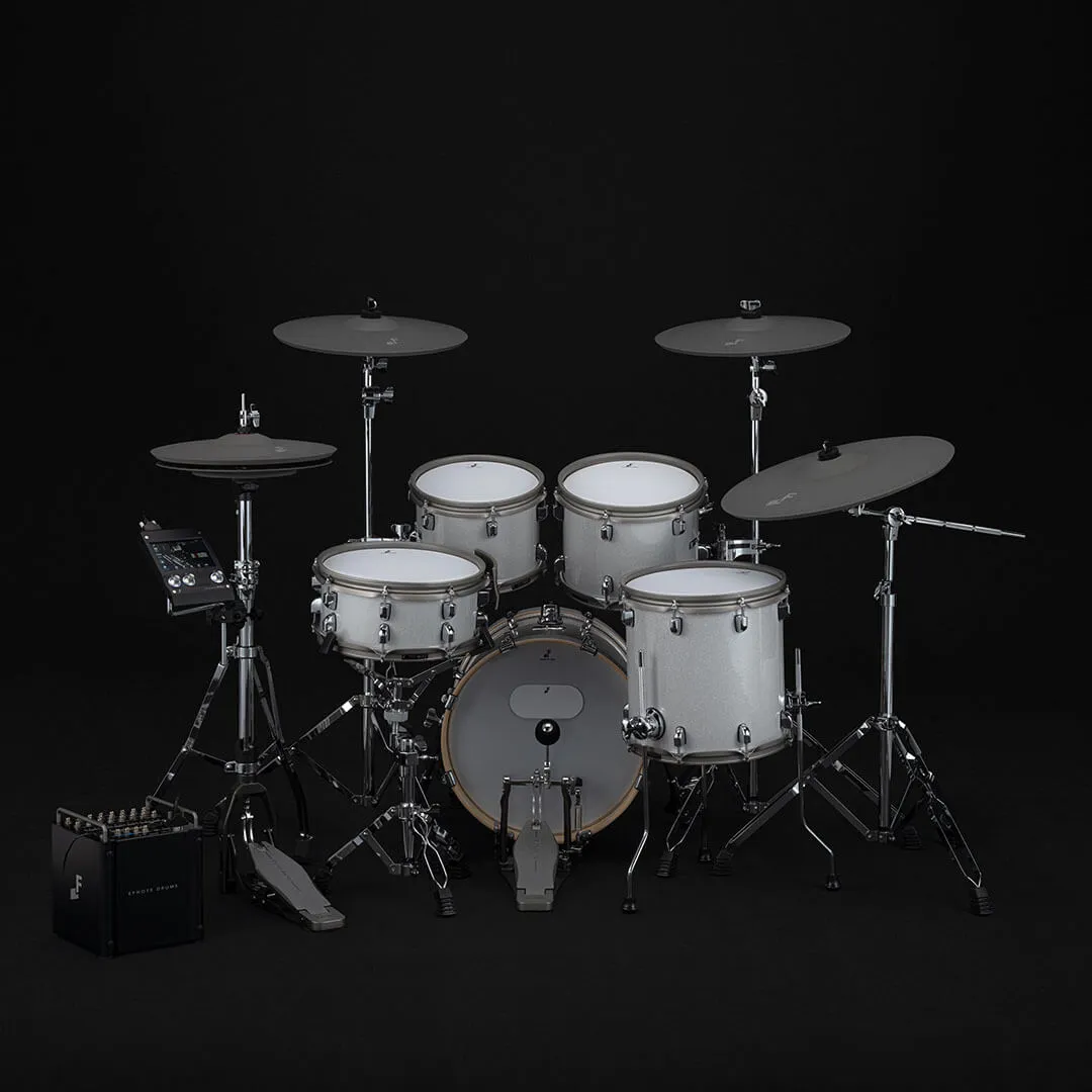 EFNOTE PRO 501 Traditional Electronic Drum Set White Sparkle