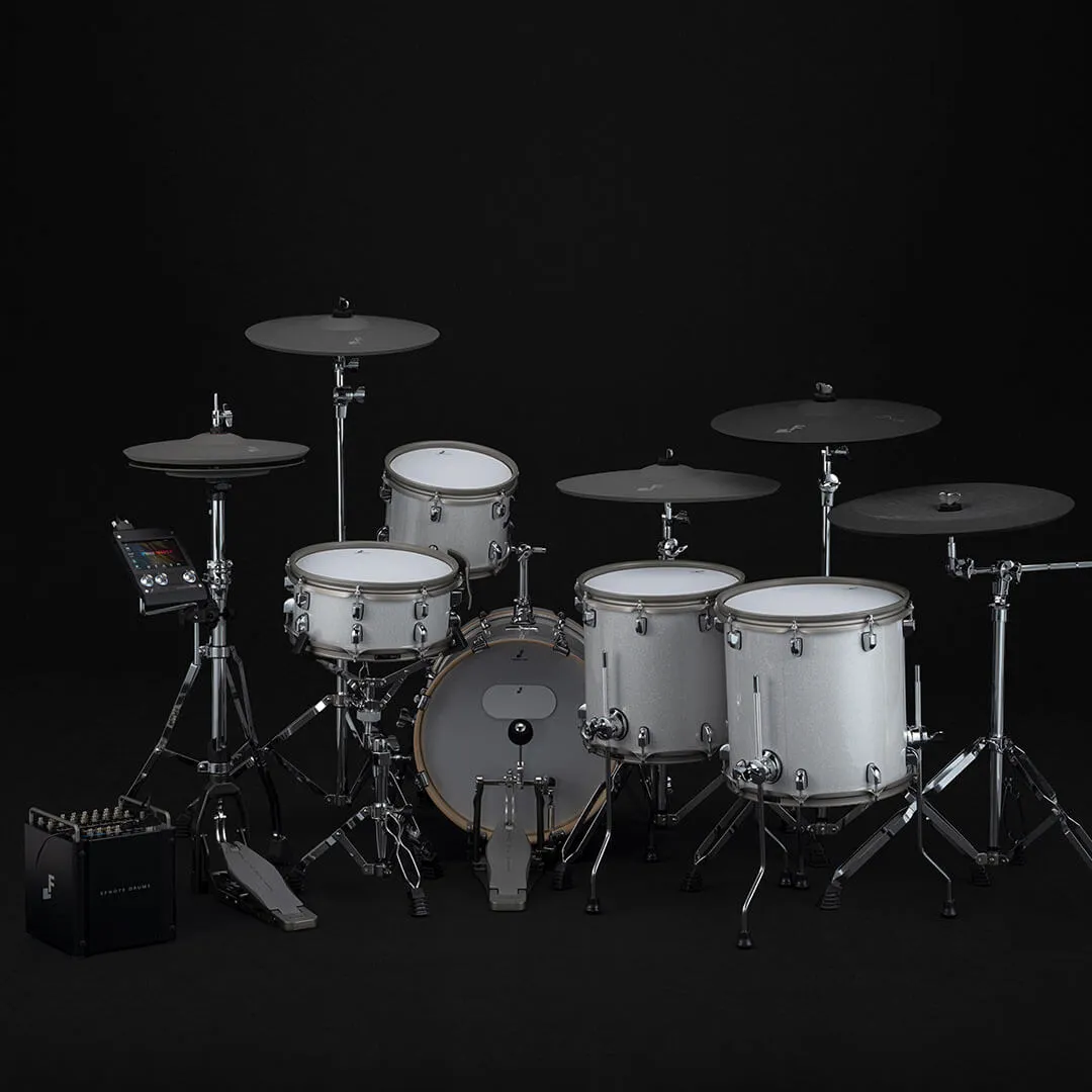 EFNOTE PRO 503 Power Electronic Drum Set White Sparkle