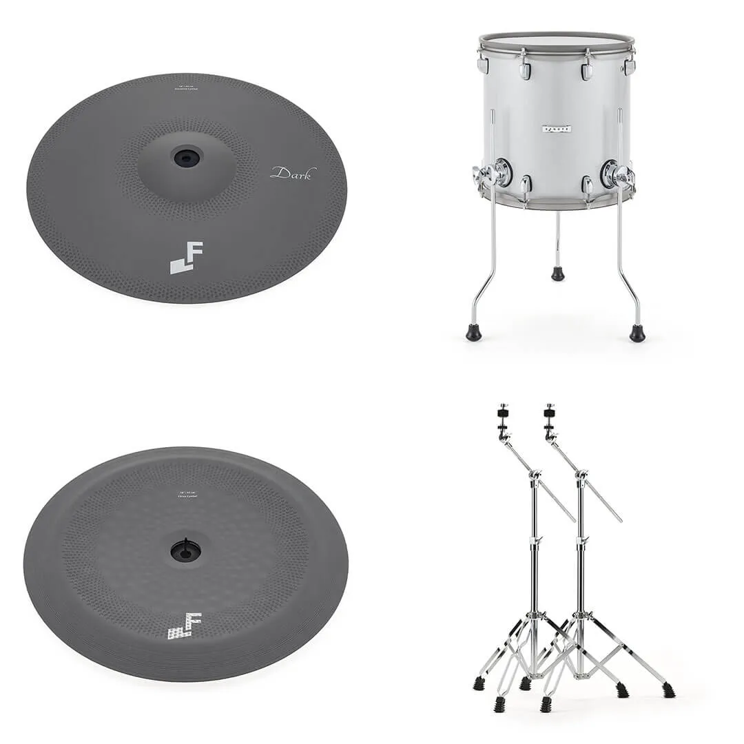 EFNOTE PRO 507 Complete Electronic Drum Set White Sparkle