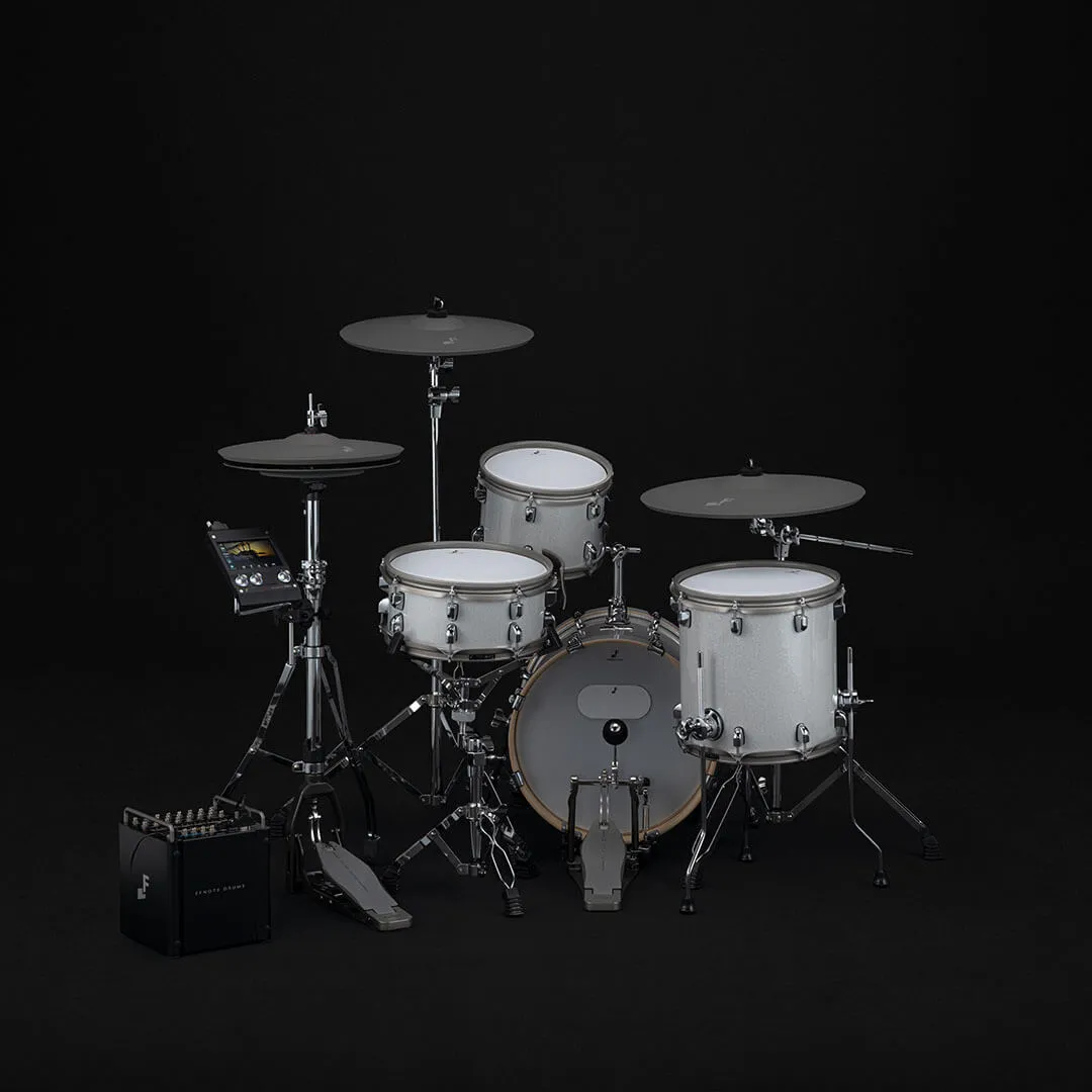 EFNOTE PRO 507 Complete Electronic Drum Set White Sparkle