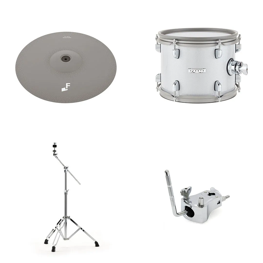 EFNOTE PRO 507 Complete Electronic Drum Set White Sparkle