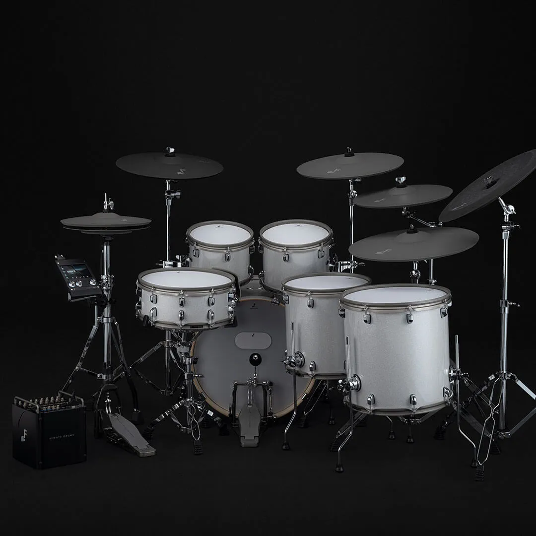 EFNOTE PRO 705 Heavy Electronic Drum Set White Sparkle