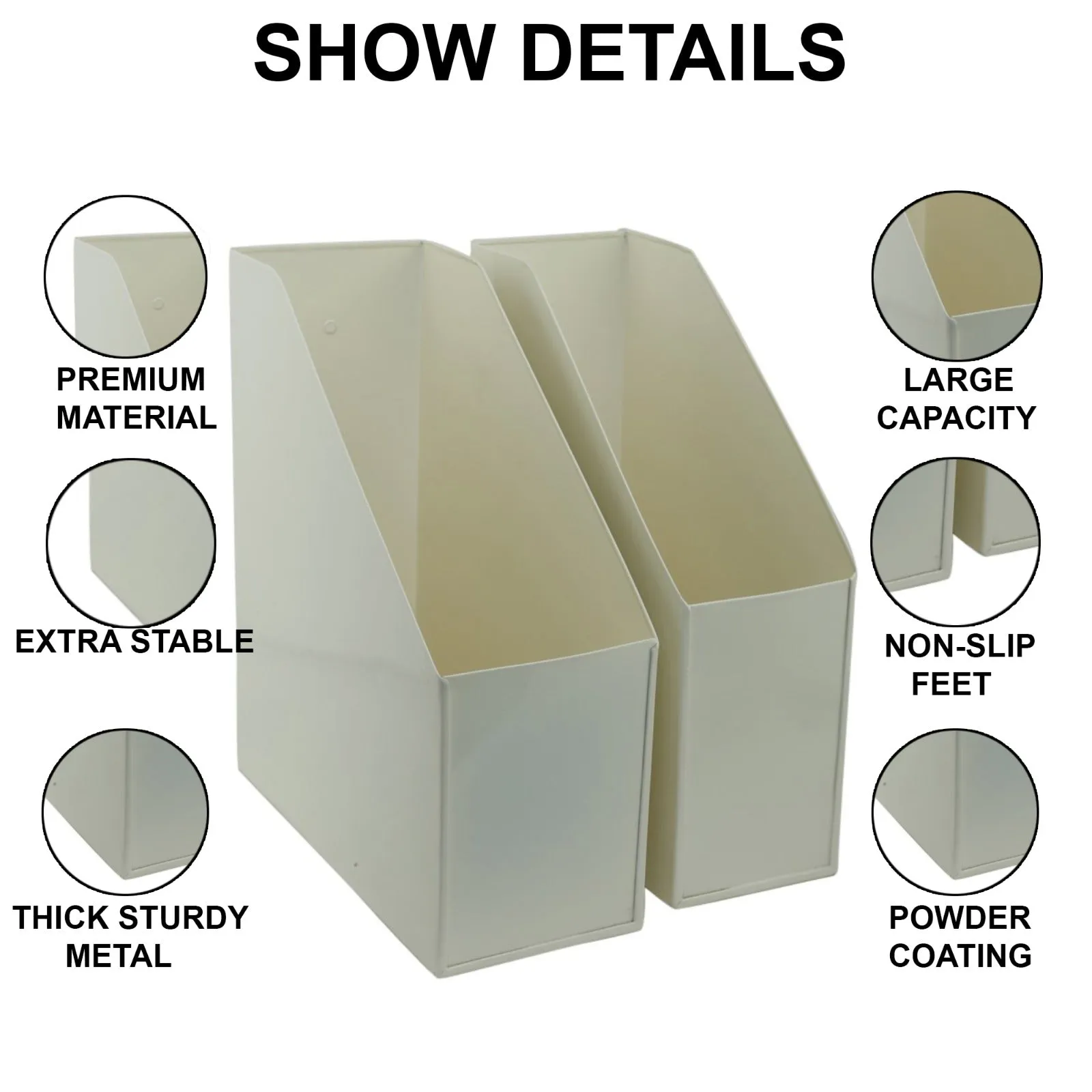Elan Method File & Magazine Holder, Set of 2