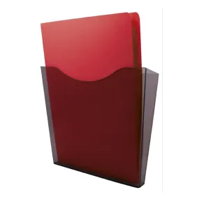 Esselte wall mount document pocket portrait smoke