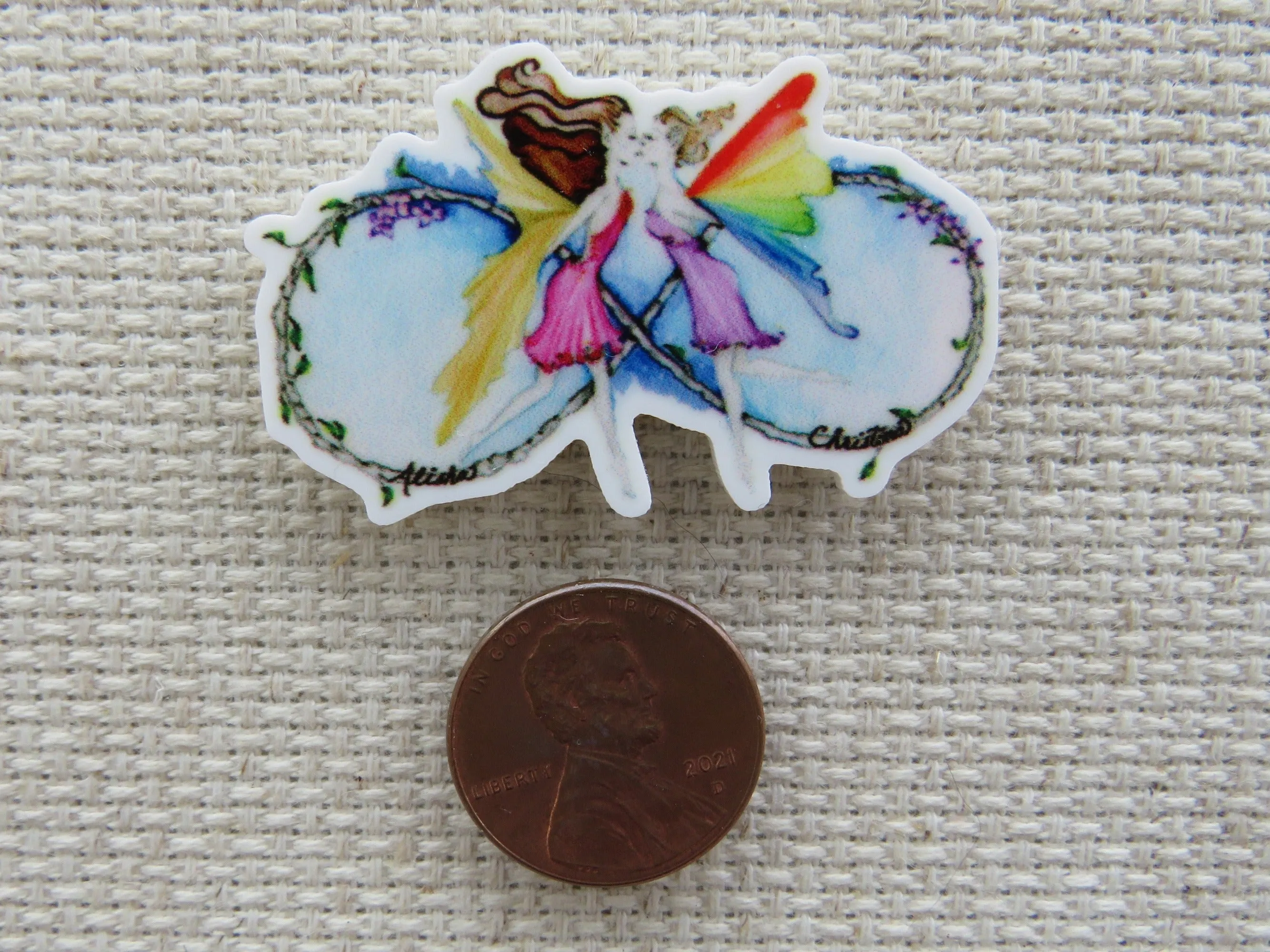 Fairy Infinity Loop Needle Minder, Cover Minder, Magnet