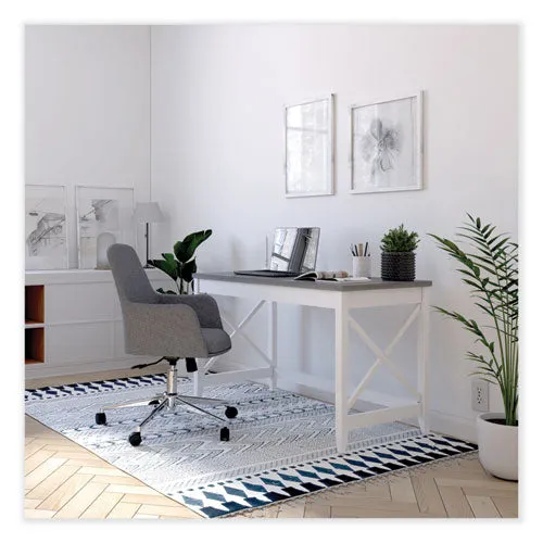 Farmhouse Writing Desk, 47.24" X 23.62" X 29.53", Gray
