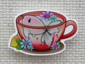 Fishy Teacup Needle Minder, Cover Minder, Magnet
