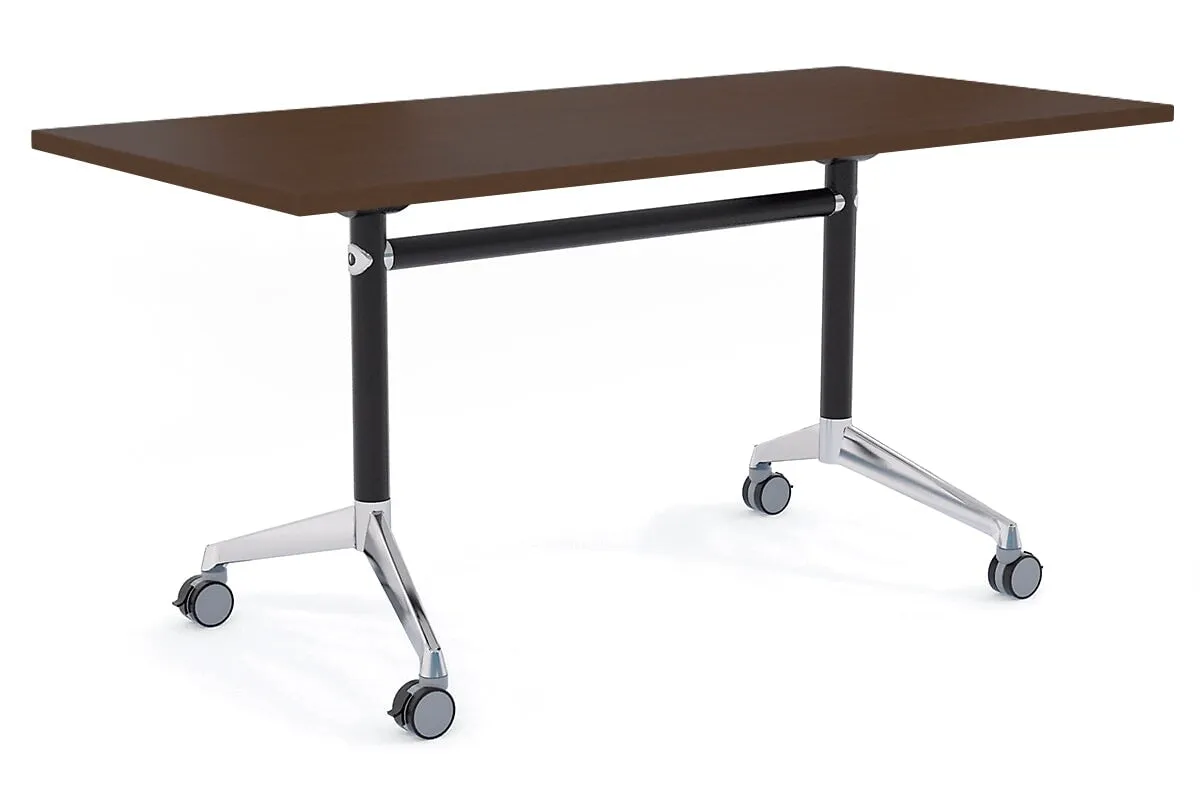 Flip Top / Folding Mobile Meeting Room Table Blackjack [1400L x 700W]
