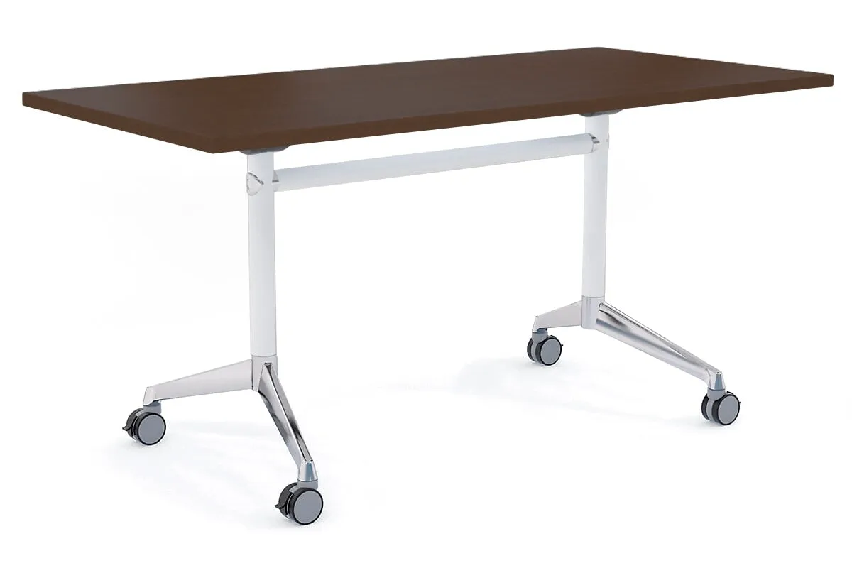 Flip Top / Folding Mobile Meeting Room Table Blackjack [1400L x 700W]