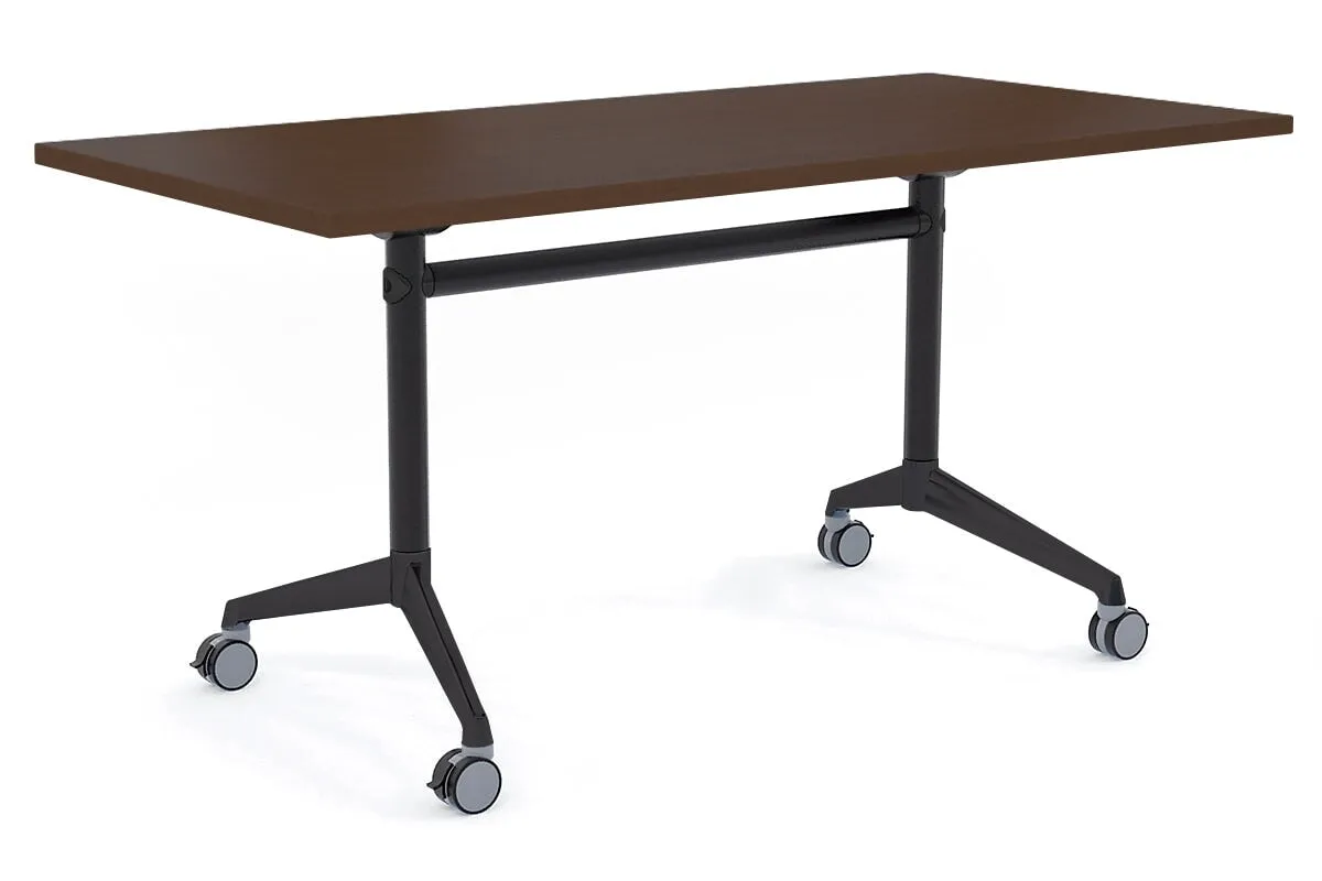 Flip Top / Folding Mobile Meeting Room Table Blackjack [1400L x 700W]