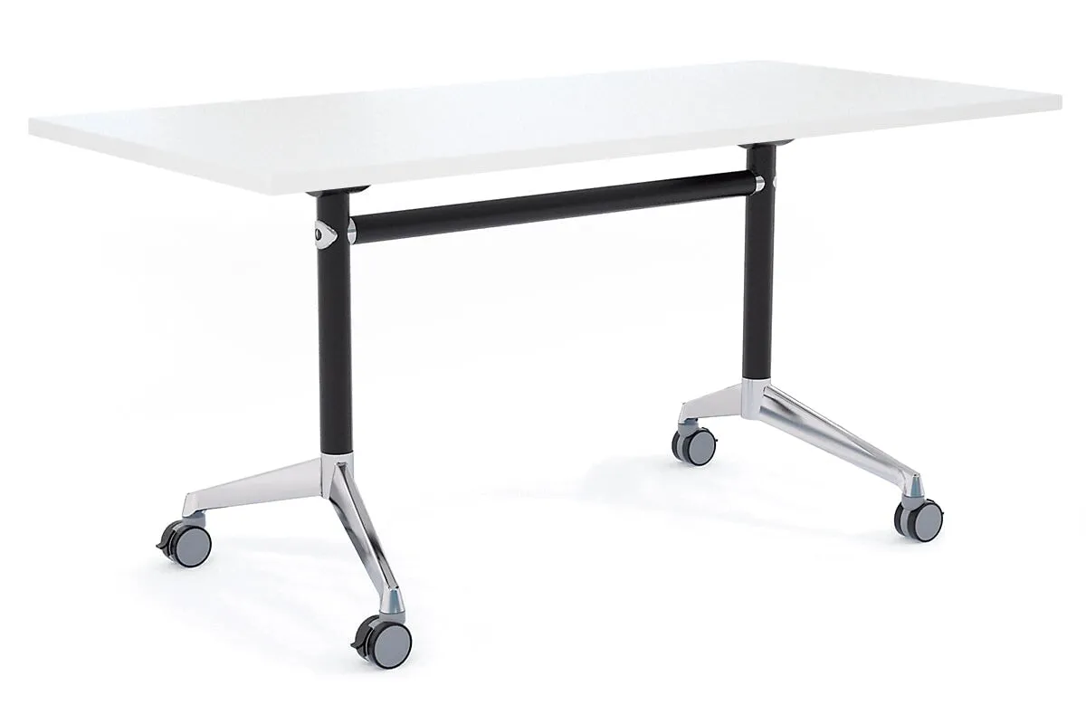 Flip Top / Folding Mobile Meeting Room Table Blackjack [1800L x 700W]