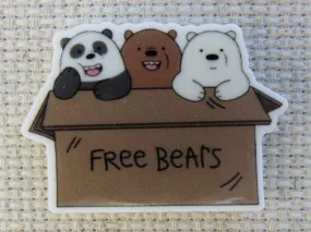 Free Bears in a Box Needle Minder, Cover Minder, Magnet