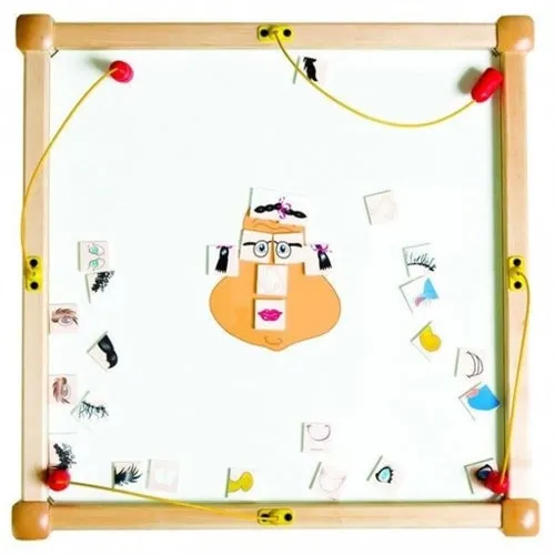 Funny Face Magnetic Square Kids Activity Play Table
