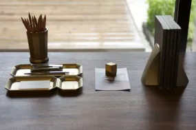 FUTAGAMI Brass stationery tray