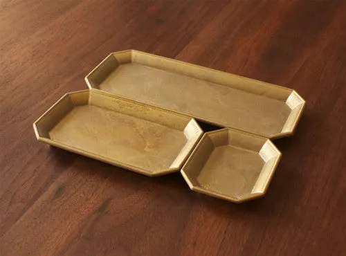 FUTAGAMI Brass stationery tray