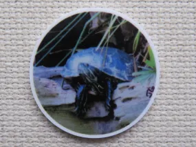 Galloway Exclusive Turtle on a Log Needle Minder, Cover Minder, Magnet