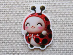 Giggling Ladybug Needle Minder, Cover Minder, Magnet