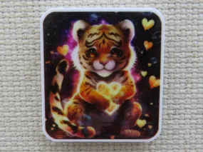 Golden Tiger Cub Love Needle Minder, Cover Minder, Magnet