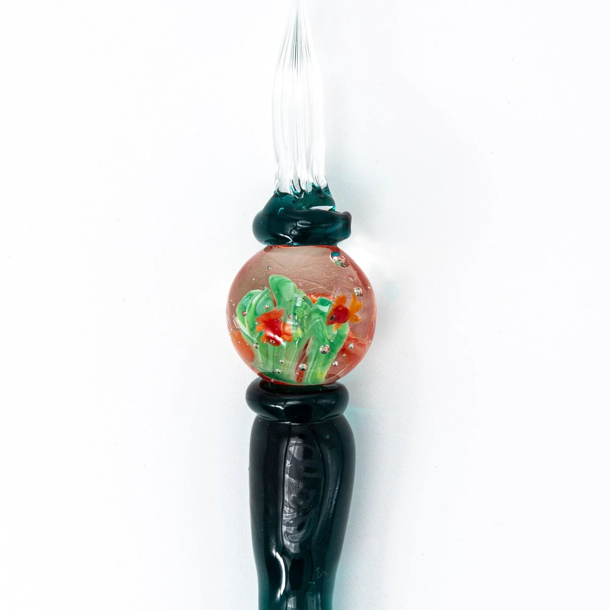 Goldfish Aquarium Glass Dip Pen