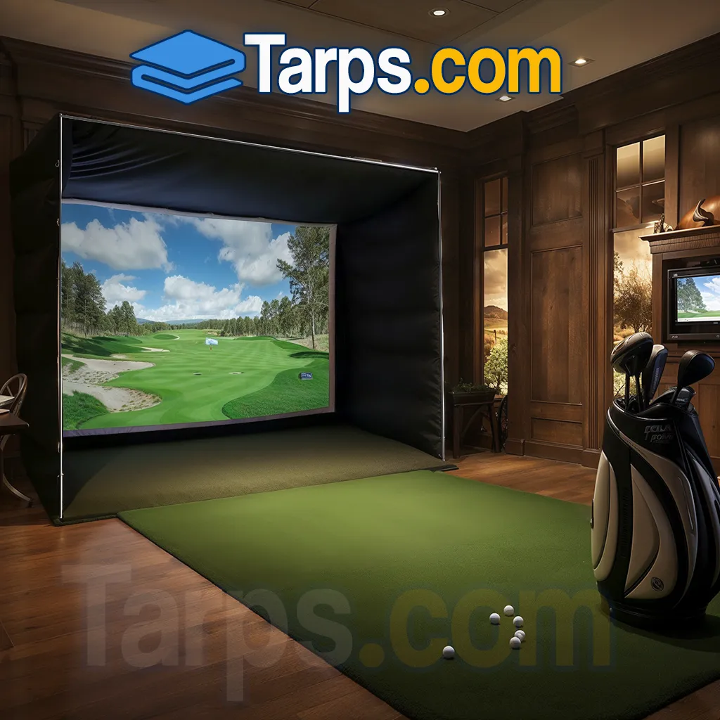 Golf Enclosure Black Side Panels