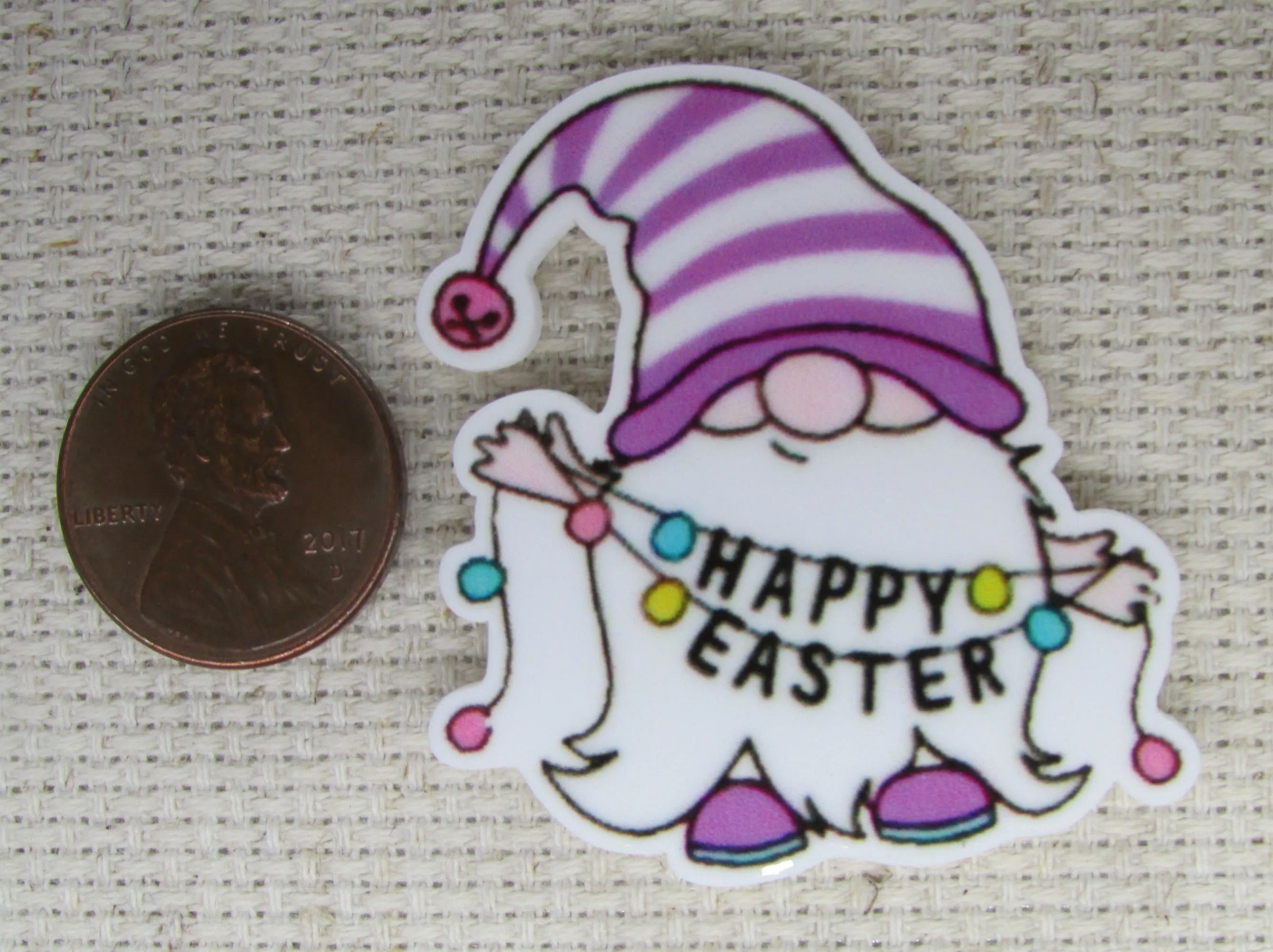Happy Easter Gnome Needle Minder, Cover Minder, Magnet