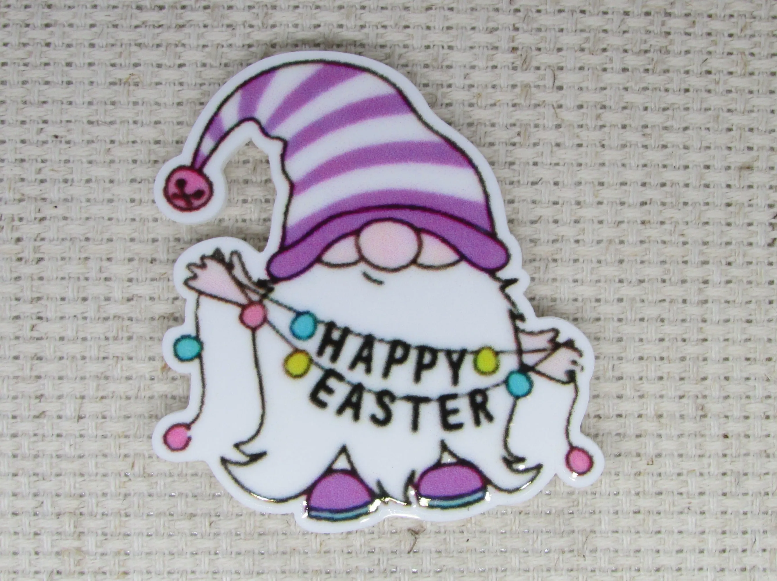 Happy Easter Gnome Needle Minder, Cover Minder, Magnet