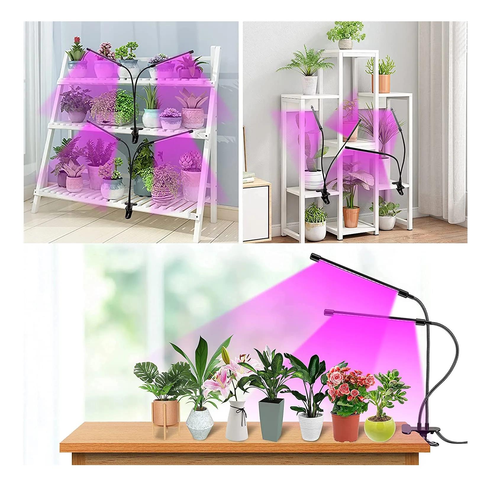 Hawanik LED Grow Lights for Indoor Plants | 2 Pack