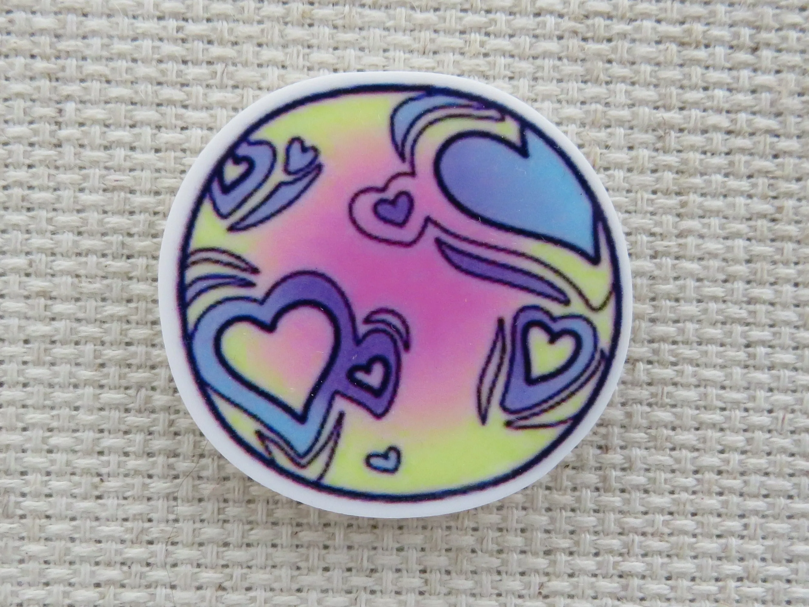 Heart Crater Planet Needle Minder, Cover Minder, Magnet LAST ONE!