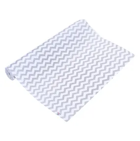 Heart Home Shelf Liner | EVA Kitchen Cabinet Shelf Mat | Anti-Slip Bathroom Mat | Fridge Mat | Table Mat | Zig Zag Design Wardrobe Mat | 1.5 Meter | Gray