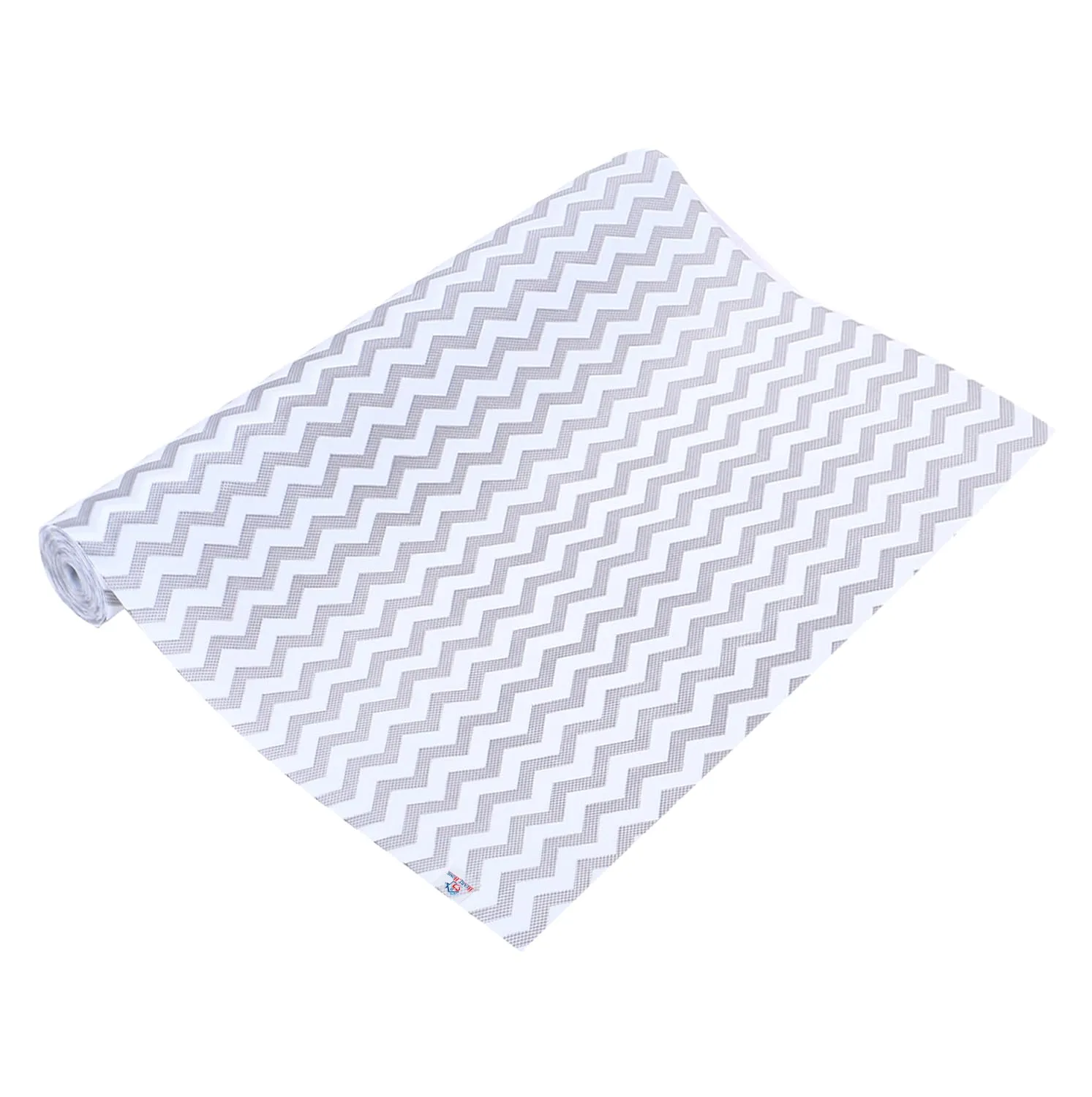 Heart Home Shelf Liner | EVA Kitchen Cabinet Shelf Mat | Anti-Slip Bathroom Mat | Fridge Mat | Table Mat | Zig Zag Design Wardrobe Mat | 1.5 Meter | Gray