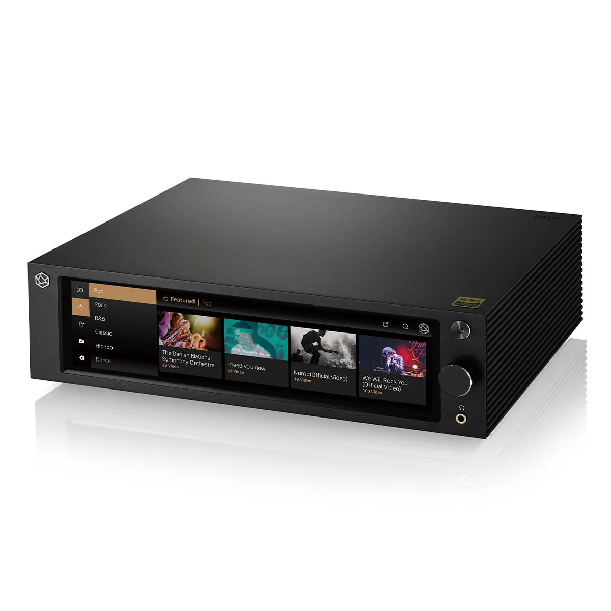 HiFi Rose RS250A Wireless Network Streamer with Built-In ESS DAC (Black) with RSA780 Reference CD Drive and Ripper