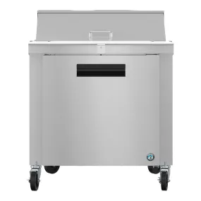 Hoshizaki SR36B-10  36"  Stainless Steel Sandwich/Salad Prep Table with Refrigerated Base, 115v