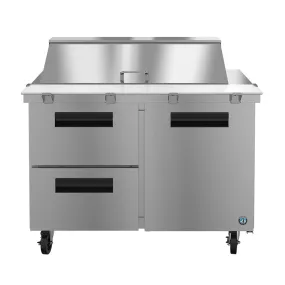 Hoshizaki SR48B-18MD2 48" Steelheart B Series Stainless Steel Sandwich/Salad Prep Table with Refrigerated Base, 115v