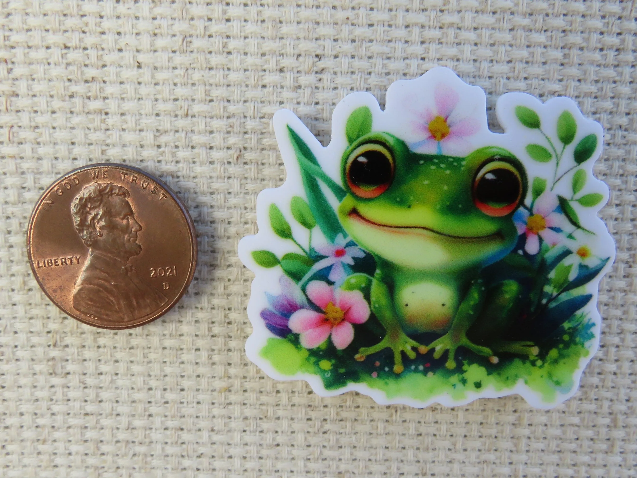 I Love this Frog Needle Minder, Cover Minder, Magnet