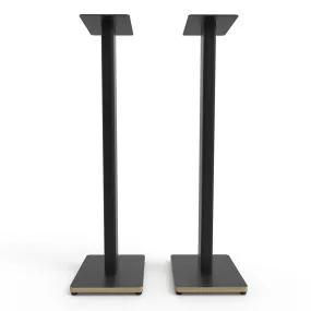 Kanto ST34P 34" Universal Bookshelf Speaker Floor Stand with Plywood Base- Black (Pair)