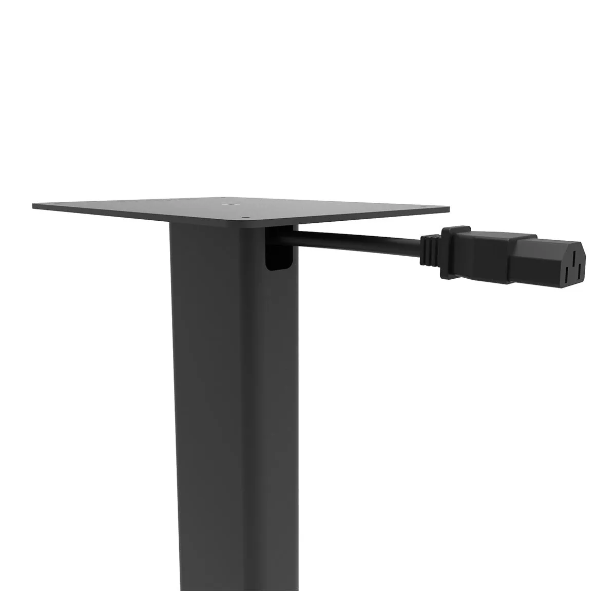 Kanto ST34P 34" Universal Bookshelf Speaker Floor Stand with Plywood Base- Black (Pair)
