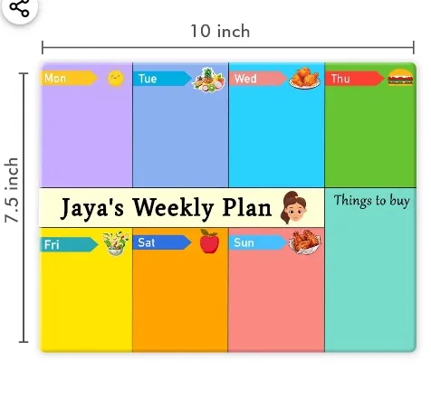 Kitchen Planner Custom Fridge Magnet for Home - 7.5x10 inch