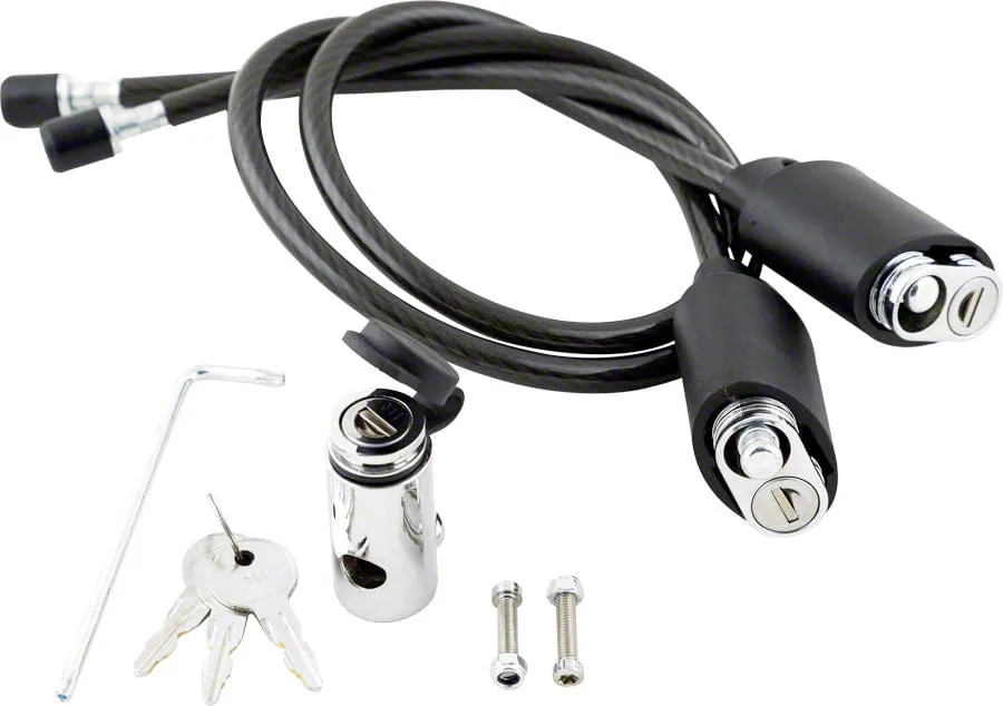 Kuat Transfer Cable Lock with Hitch Pin for Transfer 3 Rack