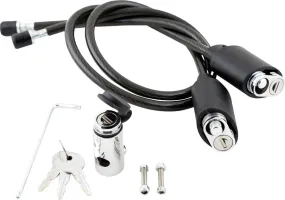 Kuat Transfer Cable Lock with Hitch Pin for Transfer 3 Rack